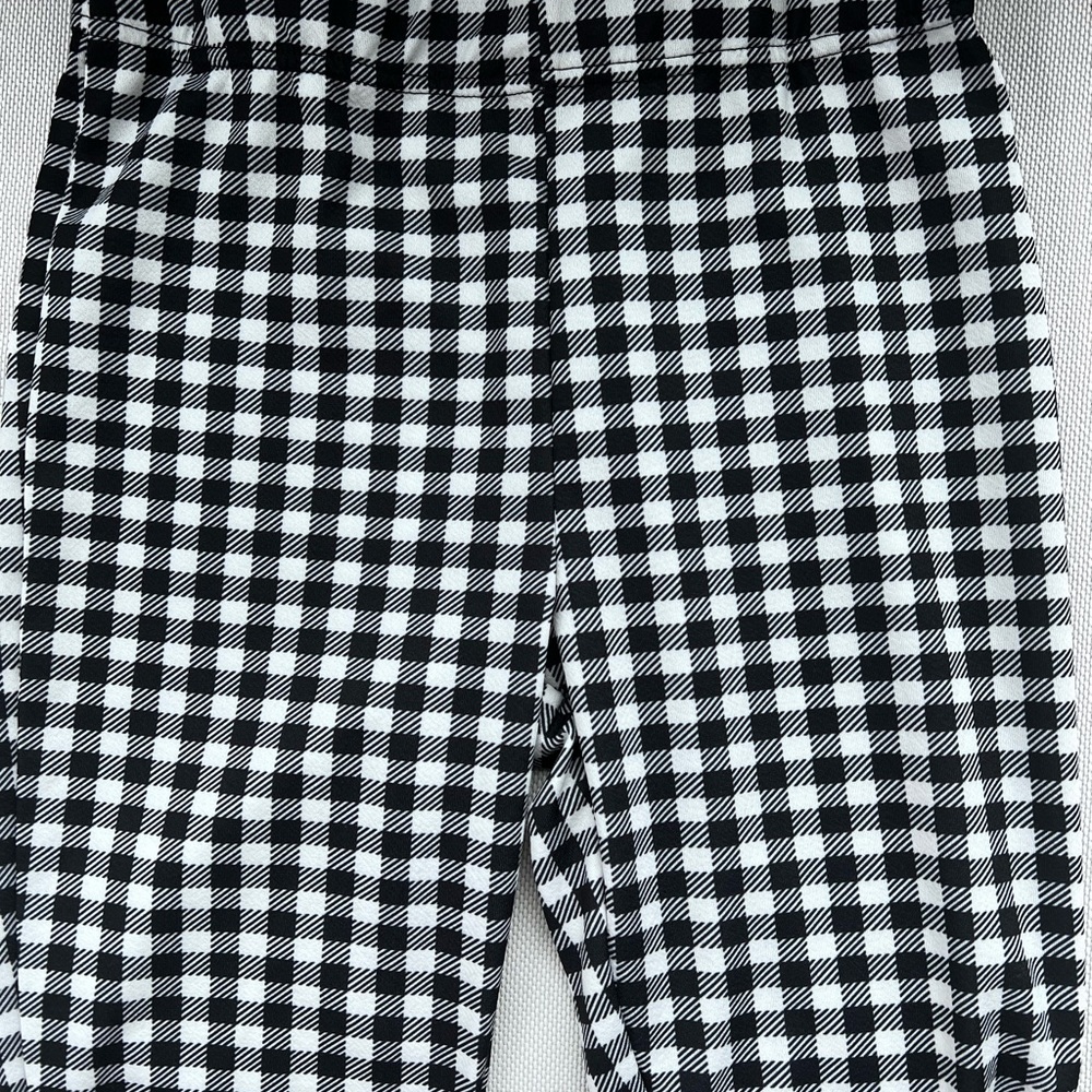 plaid slim fit pants